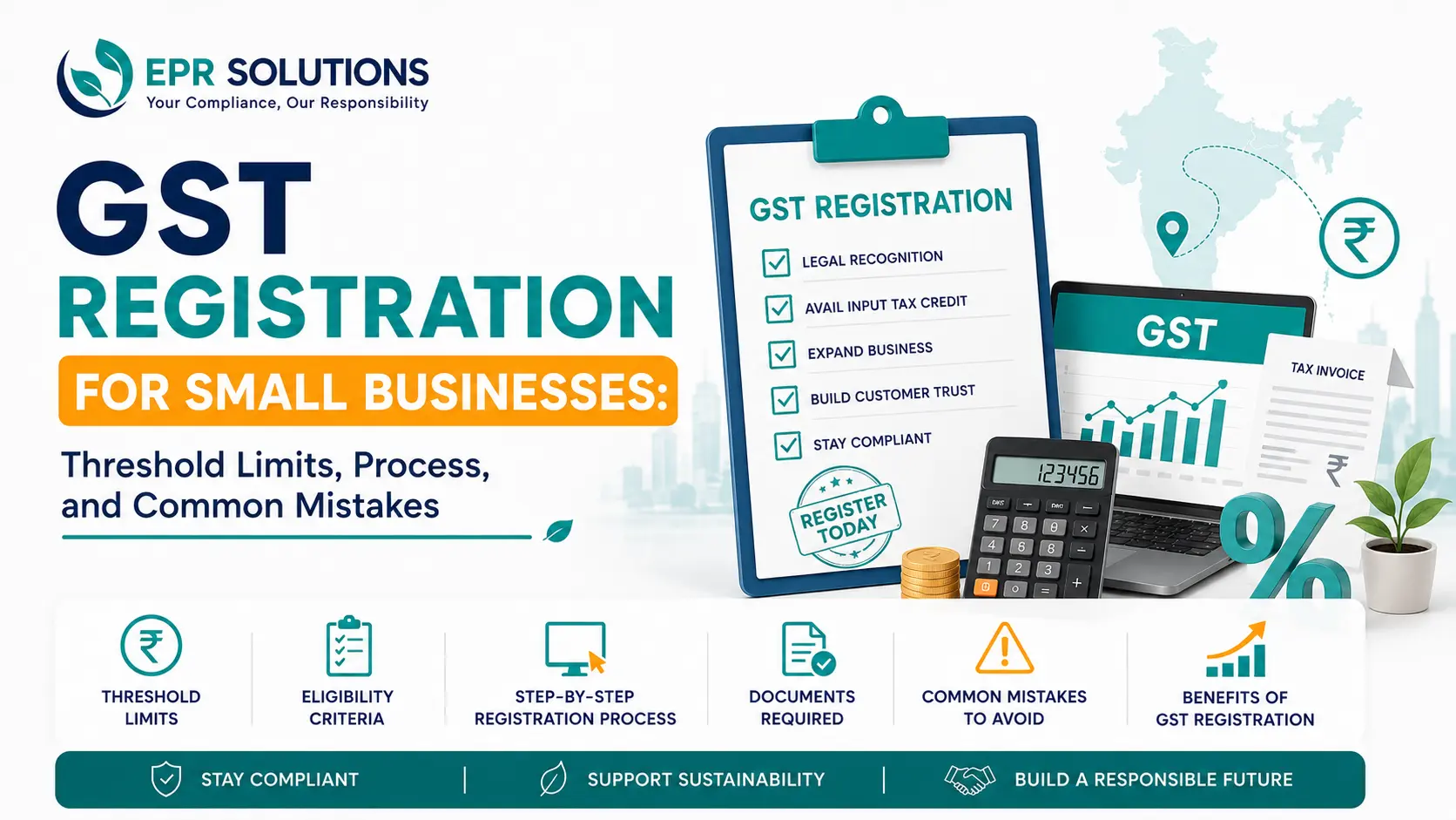 GST Registration for Small Businesses — Threshold Limits, Process and Common Mistakes Guide India 2026